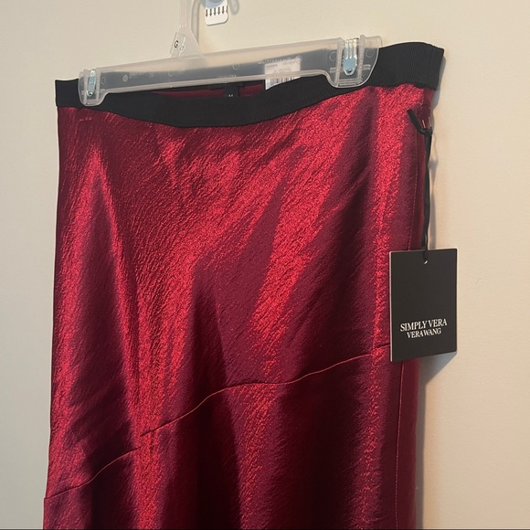 Vera Wang Skirts 325 Nwt Vera Wang Holiday Red Midi Skirt Poshmark